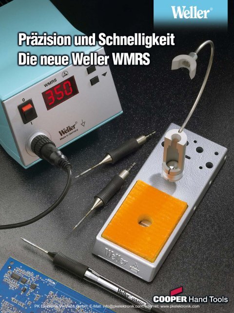 Produktinformationen Weller Lötstation WMRS - PK Elektronik