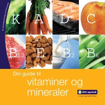 vitaminer og mineraler - Ditt Apotek