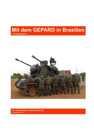 Mit dem GEPARD in Brasilien - Kameradschaft der Ehemaligen Fla 2