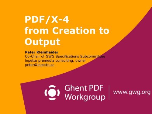 Implementing PDF/X-4