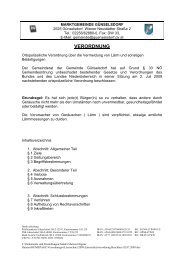 Lärmschutz (33 KB) - .PDF - Marktgemeinde Günselsdorf