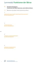Lernmodul Funktionen Der Borse Lehrerkoffer