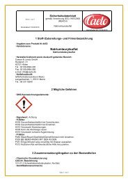 Sicherheitsdatenblatt