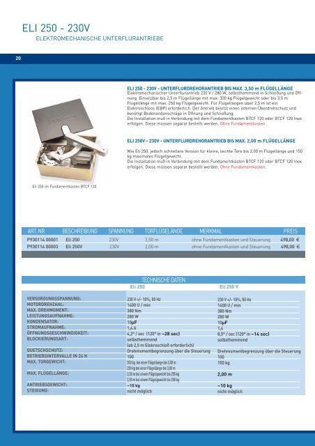 BFT Torantriebe, Schranken, Poller - Katalog 2009 - Nothnagel