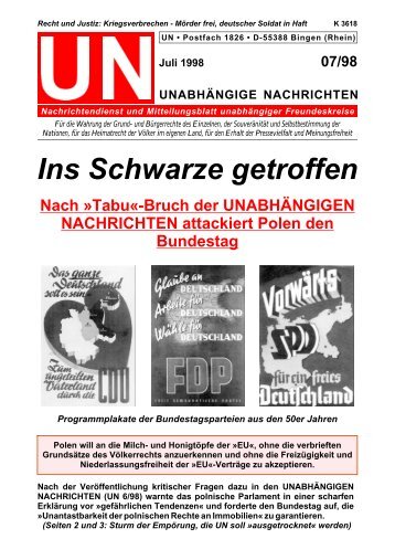 Ins Schwarze getroffen - Unabhängige Nachrichten