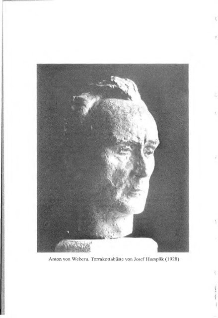 Anton Von Webern Terrakottabuste Von Josef Humplik 1928