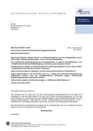 GesRÄG 2013 - Österreichische Notariatskammer