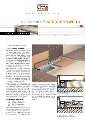 8.8 Schlüter®-KERDI-SHOWER-L - Schlüter-Systems