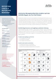 REPORTING CHECK & REPORTING REDESIGN - Hichert+Partner