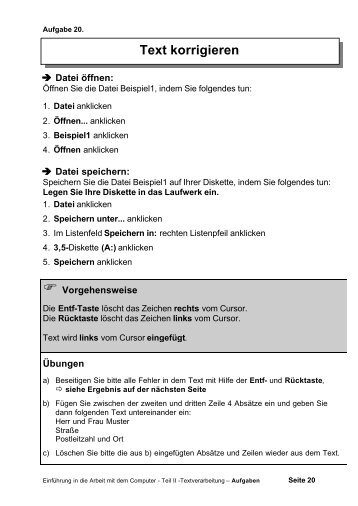 Beispiel Textkorrektur - christiane-schlicht.de