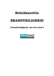 Brandveiligheid beleidsnotitie - Profijt van Arbobeleid