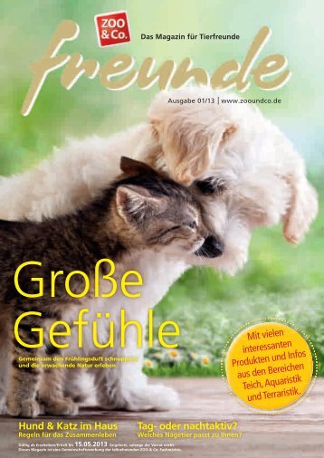 Freunde Magazin Frühling 2013 S. 01 - Alles für Tiere