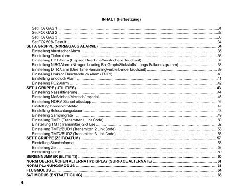 Elite T3 Operating Manual DE - 212-7201-r01 - Aeris