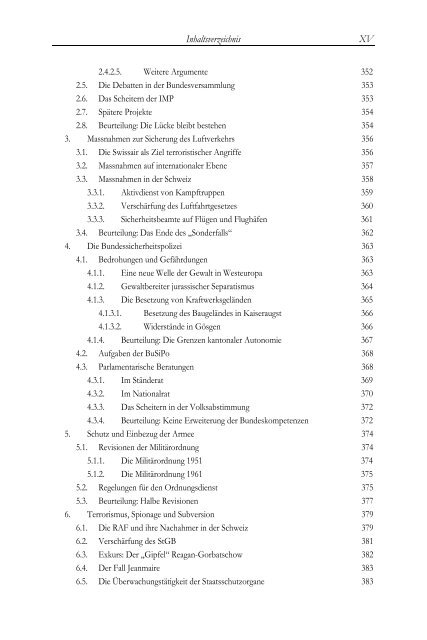 Innere Sicherheit Schweiz - Stromversorgungsrecht