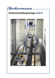 Schlauchaufhängeanlage LKA-E - Bockermann Feuerwehrtechnik