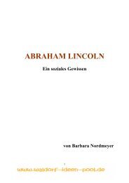 ABRAHAM LINCOLN - Waldorf-Ideen-Pool