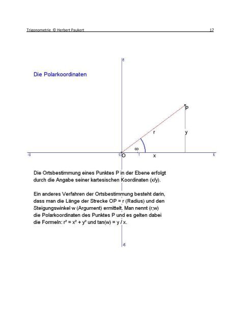 TRIGONOMETRIE - von Herbert Paukert