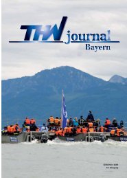 ISSN-0931-5659 33. Jahrgang - THW Journal Bayern