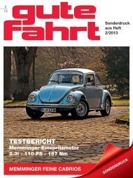 GUTE FAHRT 02/2013 - Testbericht Einspritzmotor 2.3i