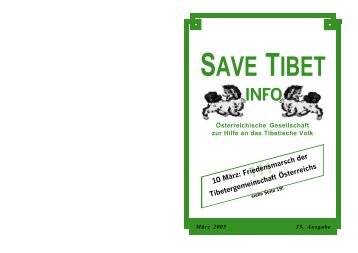 März 2005 Ausgabe - Save Tibet