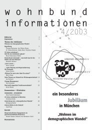 w o h n b u n d informationen - Urbanes Wohnen e.V.