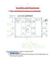 Investition und Finanzierung - Jochen-niclaus.de