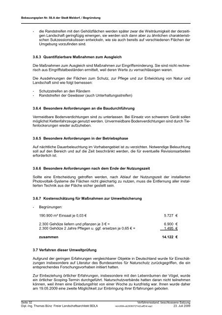 Satzung über den vorhabenbezogenen Bebauungsplan Nr. 58 A für ...