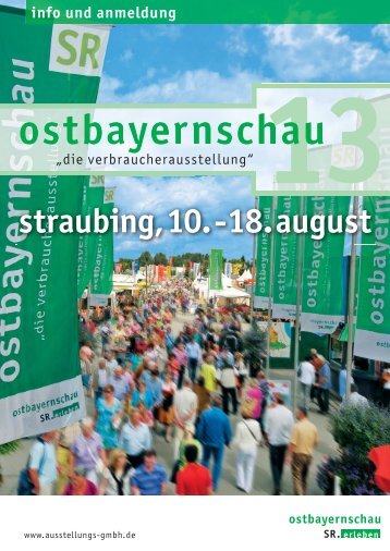 Anmeldung Ostbayernschau - Straubinger Ausstellungs- und ...