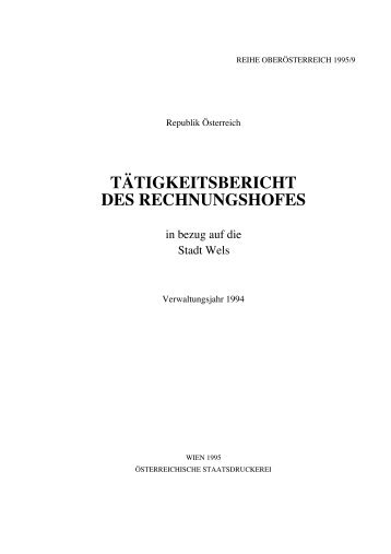 Oberösterreich 1995/09 - Der Rechnungshof