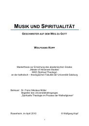 Wolfgang Kopf - St. Virgil Salzburg