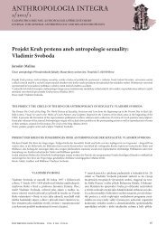 ANTHROPOLOGIA INTEGRA 3/2012/1 - Ústav antropologie ...