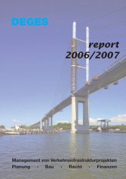 report 2006/2007 - bei DEGES