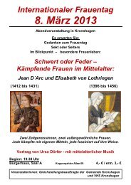 Flyer zur Veranstaltung - Kronshagen