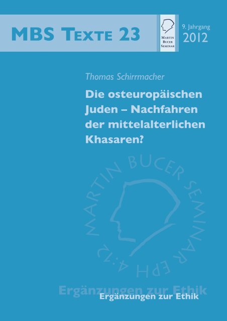 Die osteuropäischen Juden - Martin Bucer Seminar