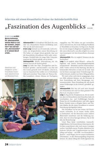 "Faszination des Augenblicks..." - PDF - die Zeitschrift