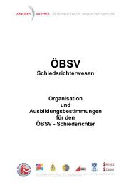 Schiedsrichterwesen/Ausbildung - ÖBSV