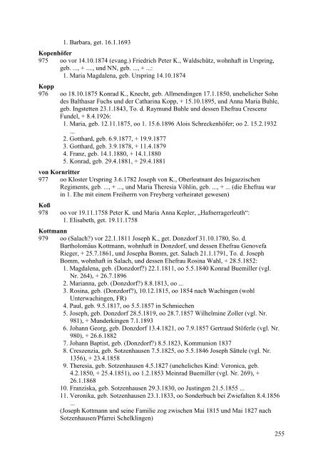 DIE FAMILIEN - Mzes - Universität Mannheim