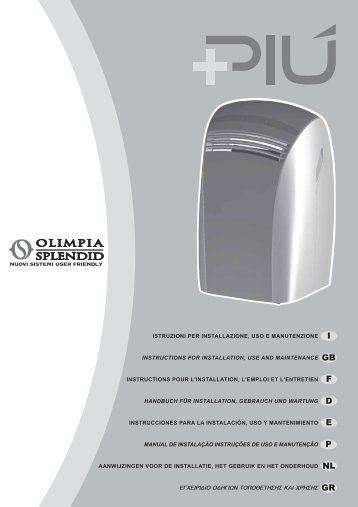 Olimpia Splendid Piu 12 User Guide Manual AIR ... - Heatbusters