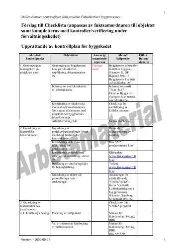 Mall checklista för kontrollplan (PDF)