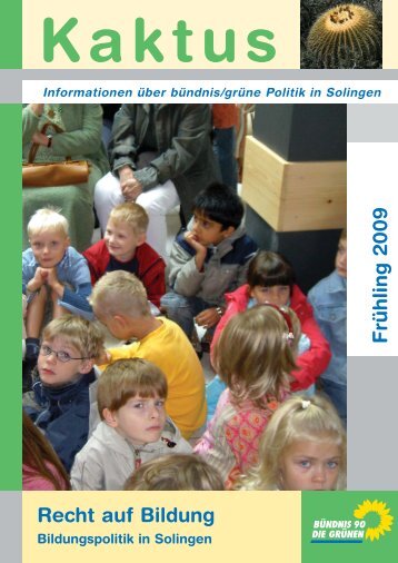 Kaktus Fruehling 2009 - Grüne Solingen