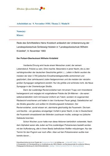 Wilhelm Krützfeld als PDF - Deine Geschichte