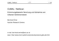 CUBAL / NetScan - EurailTelematics.com