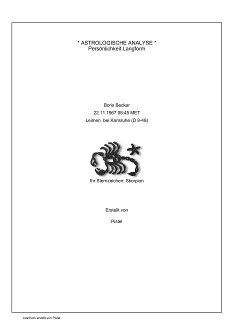 Astro Star Profi Horoskop Von Erika Berger - 