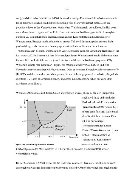 Sind die Bedingung für die menschliche Existenz auf den Mars ...