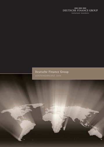 Deutsche Finance Group - AWIS Consult