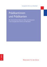 Prädikantinnen und Prädikanten - Institut für Aus- Fort