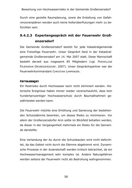 Bewertung Bewertung von Hochwasse von Hochwasserrisiko in der ...