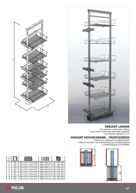 MAXIMA LINE 1 MAXIMA PRODUKTLINIE