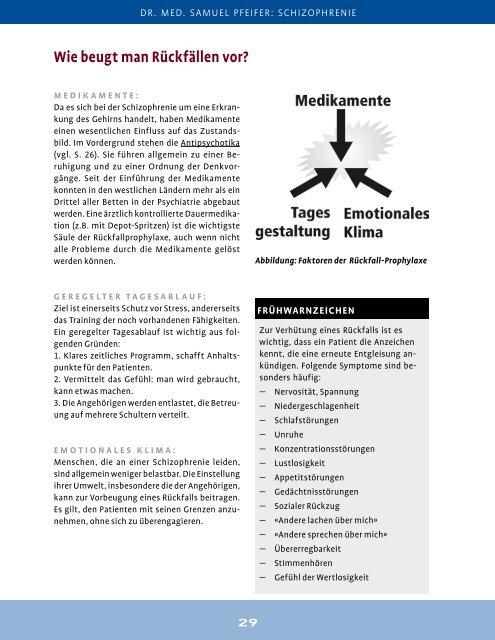 Schizophrenie - verstehen, behandeln, bewältigen ... - BCB Schweiz