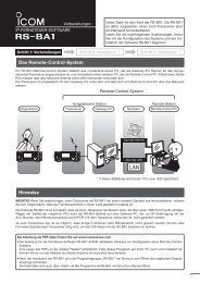 RS-BA1 Kurzanleitung(pdf) - Icom